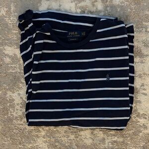 Polo Ralph Lauren blue striped shirt